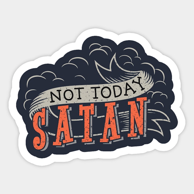 today satan Sticker by Comodo Studios